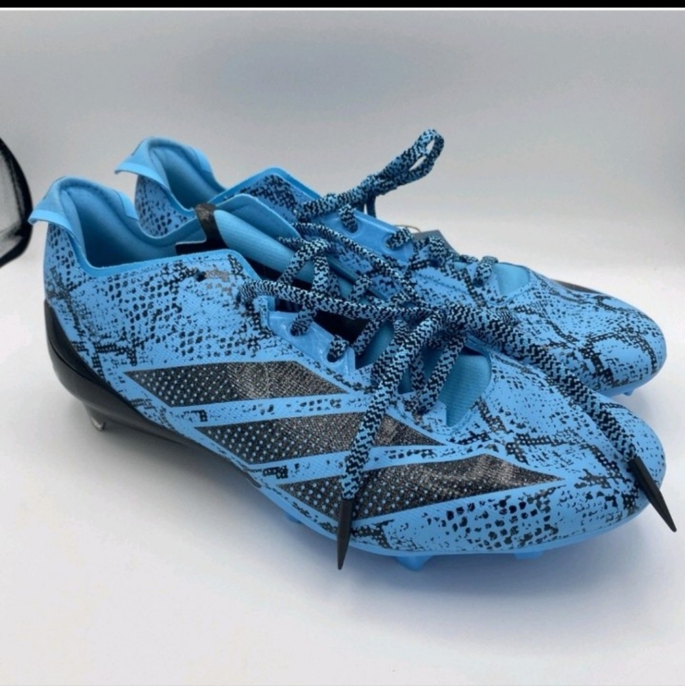 Adidas Adizero Electric 2 Exotic Speed Cyan Black Football Cleat IE3897 Size 13